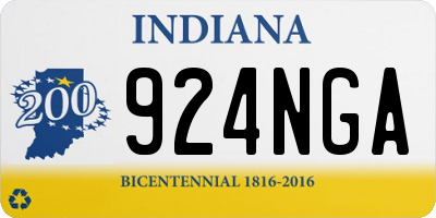 IN license plate 924NGA