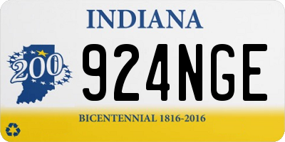 IN license plate 924NGE