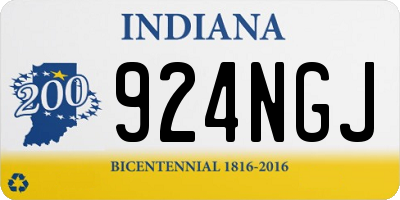 IN license plate 924NGJ
