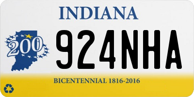 IN license plate 924NHA