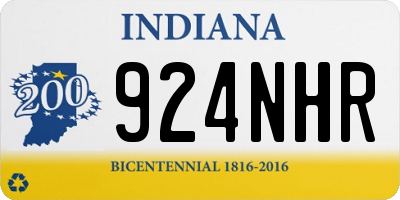 IN license plate 924NHR