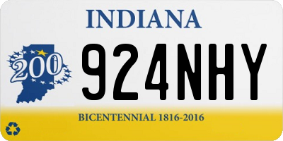 IN license plate 924NHY