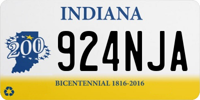 IN license plate 924NJA