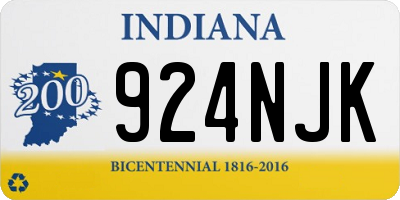 IN license plate 924NJK