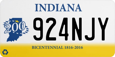 IN license plate 924NJY
