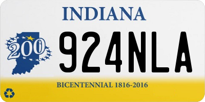 IN license plate 924NLA
