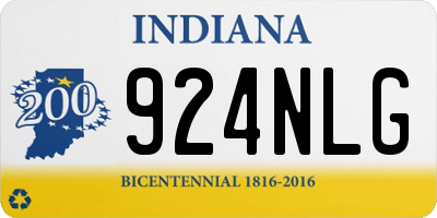 IN license plate 924NLG