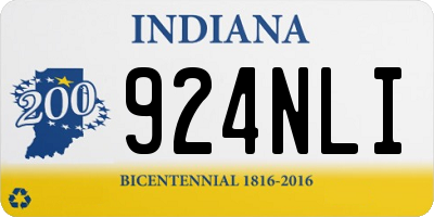 IN license plate 924NLI