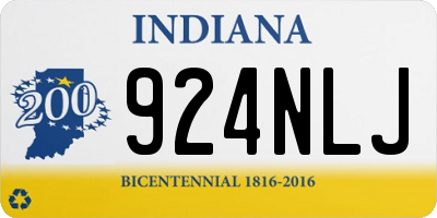 IN license plate 924NLJ