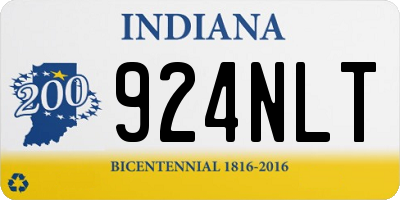 IN license plate 924NLT