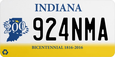 IN license plate 924NMA