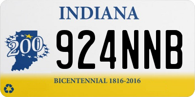 IN license plate 924NNB