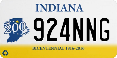 IN license plate 924NNG