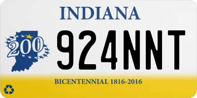 IN license plate 924NNT