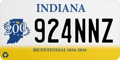 IN license plate 924NNZ