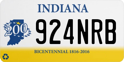 IN license plate 924NRB