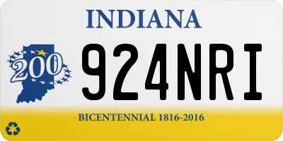 IN license plate 924NRI