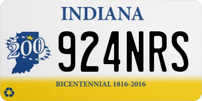 IN license plate 924NRS