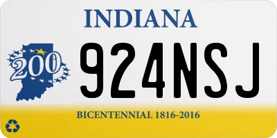 IN license plate 924NSJ