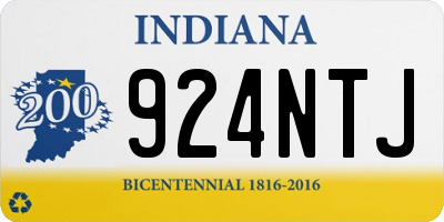 IN license plate 924NTJ