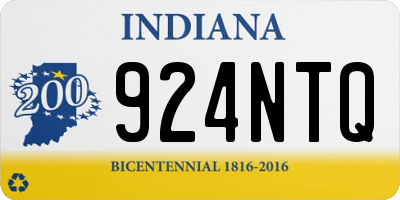 IN license plate 924NTQ