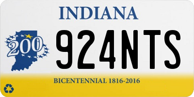 IN license plate 924NTS