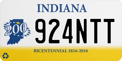 IN license plate 924NTT