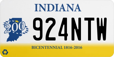 IN license plate 924NTW