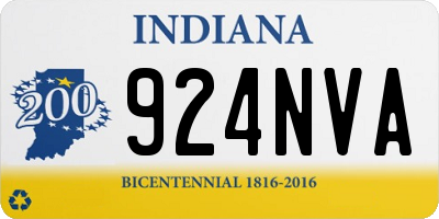 IN license plate 924NVA