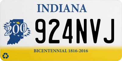 IN license plate 924NVJ