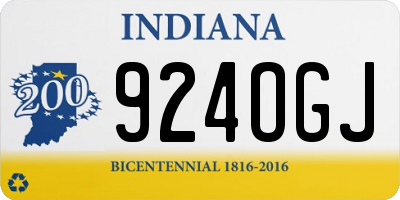 IN license plate 924OGJ