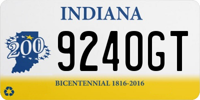 IN license plate 924OGT