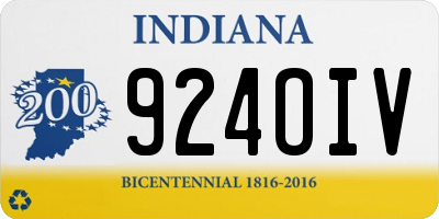 IN license plate 924OIV