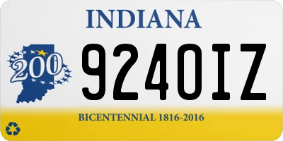 IN license plate 924OIZ