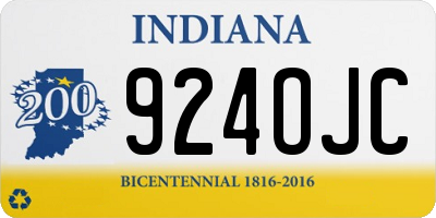 IN license plate 924OJC