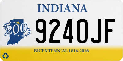IN license plate 924OJF
