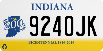 IN license plate 924OJK