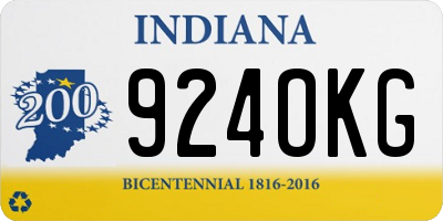 IN license plate 924OKG