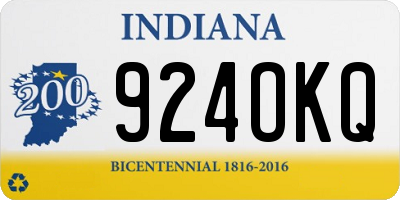 IN license plate 924OKQ