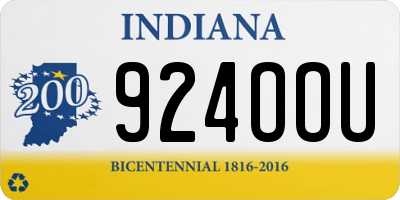 IN license plate 924OOU