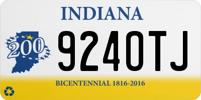 IN license plate 924OTJ