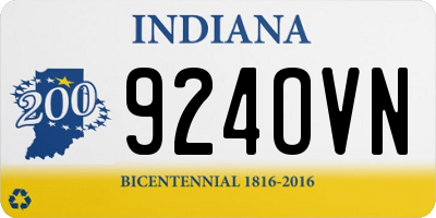 IN license plate 924OVN
