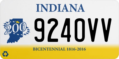 IN license plate 924OVV