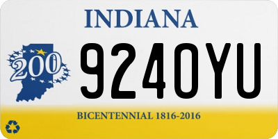 IN license plate 924OYU