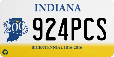 IN license plate 924PCS