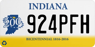 IN license plate 924PFH