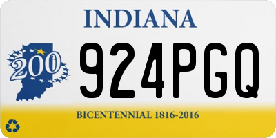IN license plate 924PGQ