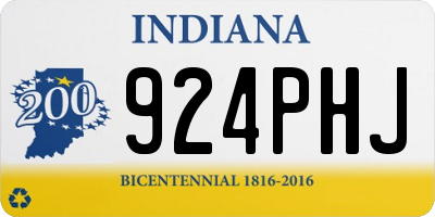 IN license plate 924PHJ
