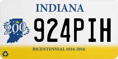 IN license plate 924PIH