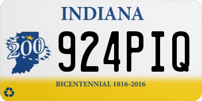 IN license plate 924PIQ